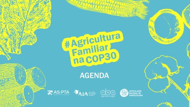 AS-PTA, ABA-Agroecologia, ANA e ASA realizam campanha “Agricultura Familiar na COP 30”